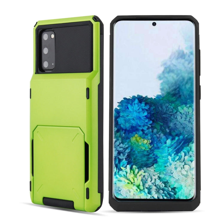 For Galaxy S20 TPU+PC With Card Case  Drop & Shockproof, For Galaxy S20