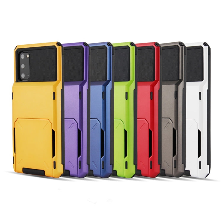 For Galaxy S20 Plus TPU+PC With Card Case  Drop & Shockproof, For Galaxy S20 Plus