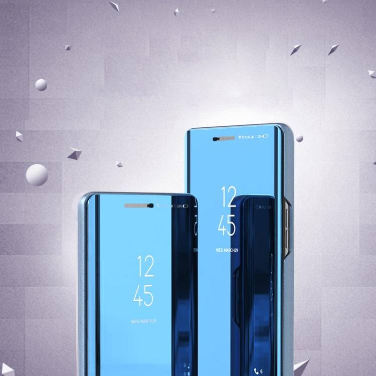 For Huawei P40 Lite/Nova 7i Plated Mirror Horizontal Flip Leather Case with Holder, For Huawei P40 Lite
