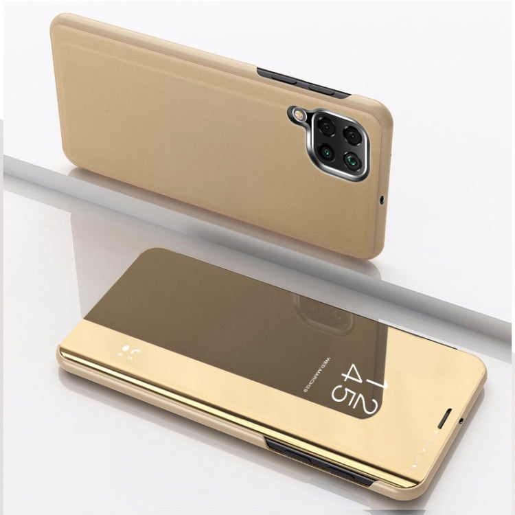 For Huawei P40 Lite/Nova 7i Plated Mirror Horizontal Flip Leather Case with Holder, For Huawei P40 Lite