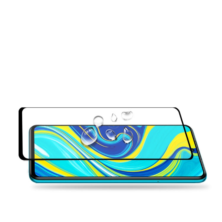 For Xiaomi Redmi Note 9s mocolo 0.33mm 9H 2.5D Full Glue Tempered Glass Film, For Xiaomi Redmi Note 9s
