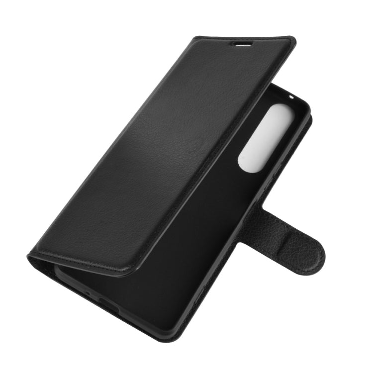 For Sony Xperia 1 II Litchi Texture Horizontal Flip Protective Case with Holder & Card Slots & Wallet