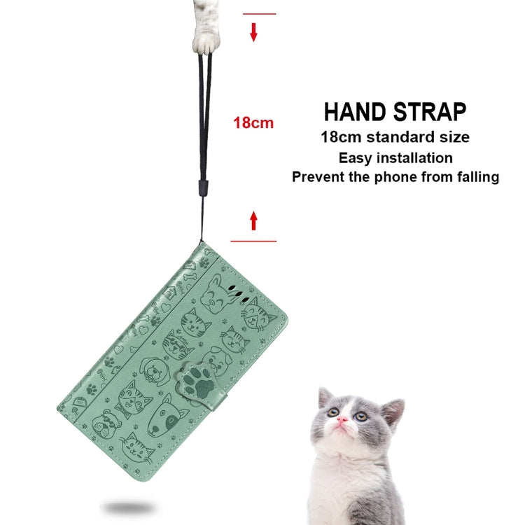 For Huawei P40 Lite/Nova 7i/Nova 6se Cute Cat and Dog Embossed Horizontal Flip Leather Case with Bracket / Card Slot / Wallet / Lanyard, For Huawei P40 Lite