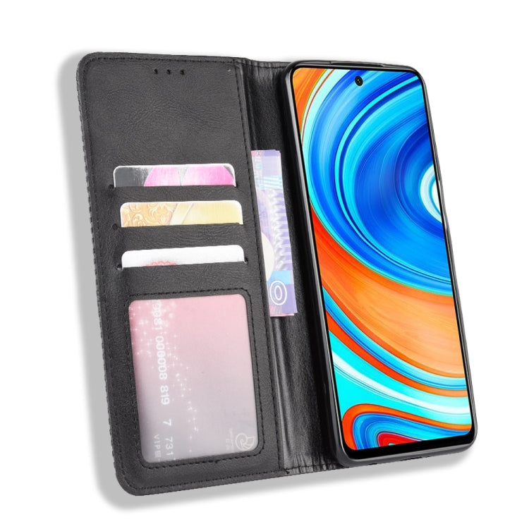 For Xiaomi Redmi Note 9 Pro / Note 9s / Note 9 Pro Max Magnetic Buckle Retro Crazy Horse Texture Horizontal Flip Leather Case with Holder & Card Slots & Photo Frame, For Xiaomi Redmi Note 9 Pro