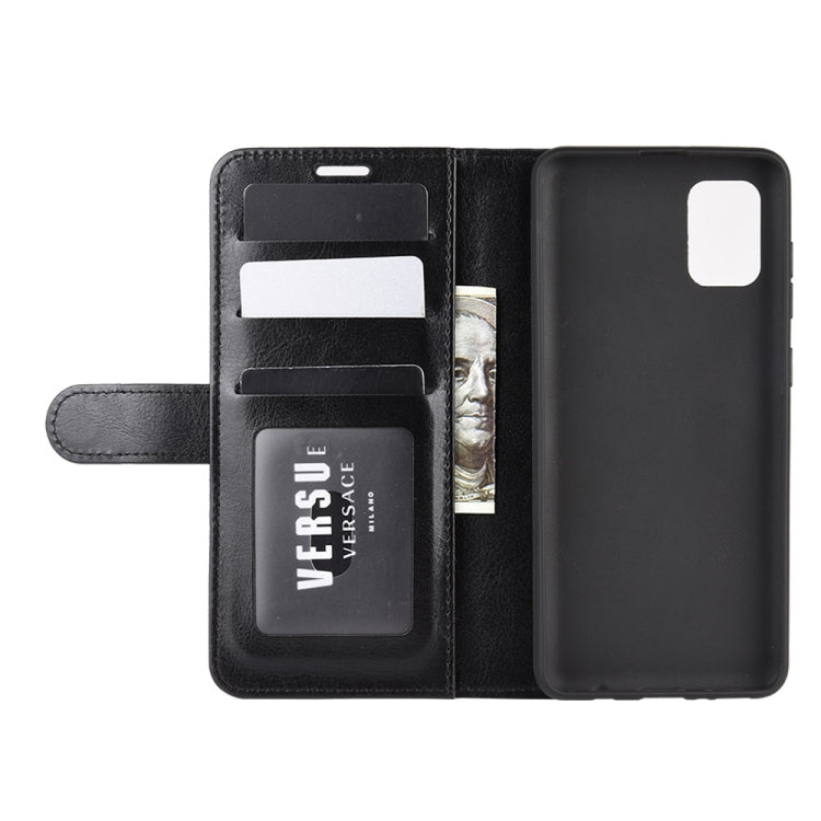 For  Galaxy A31 R64 Texture Single Horizontal Flip Protective Case with Holder & Card Slots & Wallet& Photo Frame, For Galaxy A31