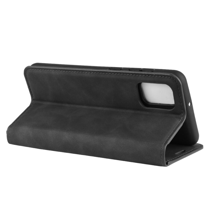 For Galaxy A31 Retro-skin Business Magnetic Suction Leather Case with Holder & Card Slots & Wallet, For Galaxy A31
