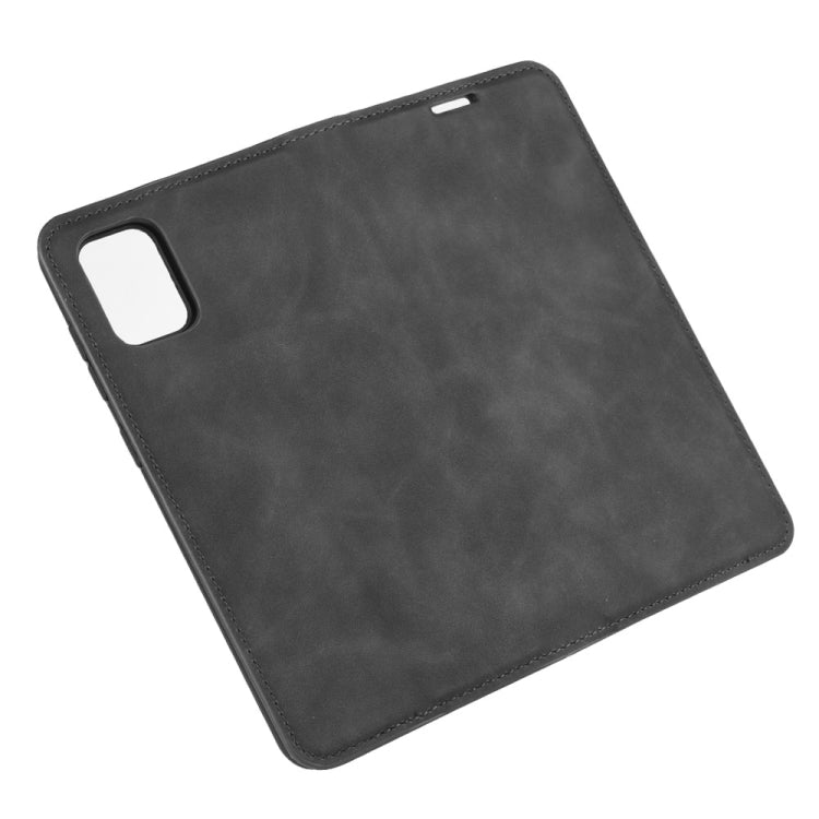 For Galaxy A31 Retro-skin Business Magnetic Suction Leather Case with Holder & Card Slots & Wallet, For Galaxy A31