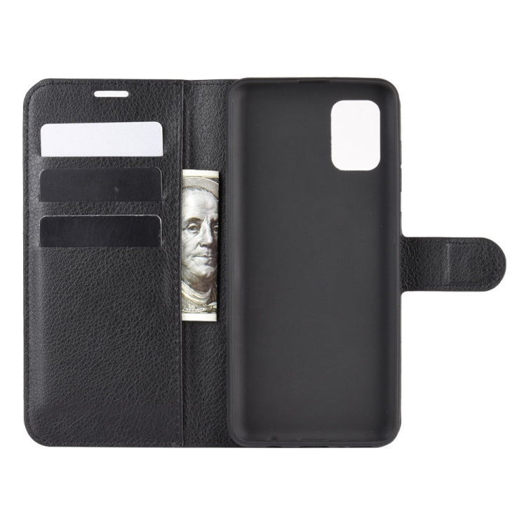 For Galaxy A31 Litchi Texture Horizontal Flip Protective Case with Holder & Card Slots & Wallet, For Galaxy A31