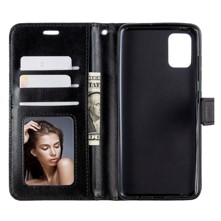 For Galaxy A51 Crazy Horse Texture Horizontal Flip Leather Case with Holder & Card Slots & Wallet & Photo Frame, For Galaxy A51