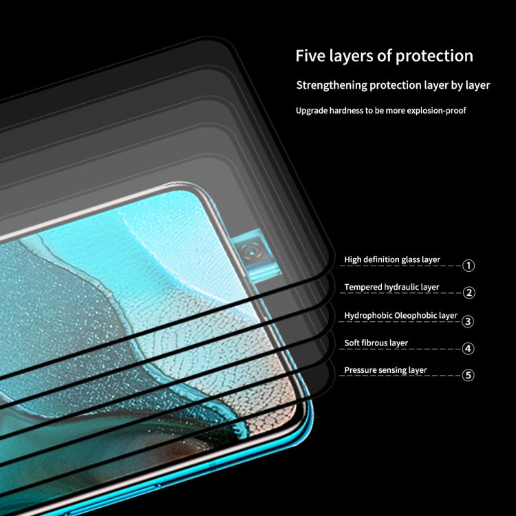 5 PCS ENKAY Hat-Prince Full Glue 0.26mm 9H 2.5D Tempered Glass Full Coverage Film, For Xiaomi Redmi K30/K30 Pro, For Xiaomi Redmi Note 9/Note 9 Pro