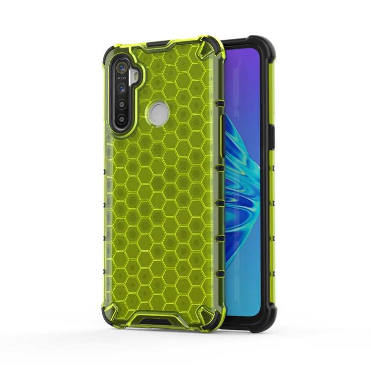 For OPPO Realme C3  Shockproof Honeycomb PC + TPU Case