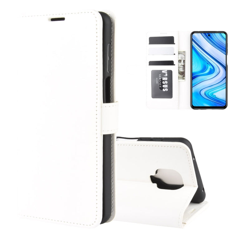 For Xiaomi Redmi Note 9 Pro R64 Texture Single Horizontal Flip Leather Case with Holder & Card Slots & Wallet & Photo Frame, For Xiaomi Redmi Note 9 Pro