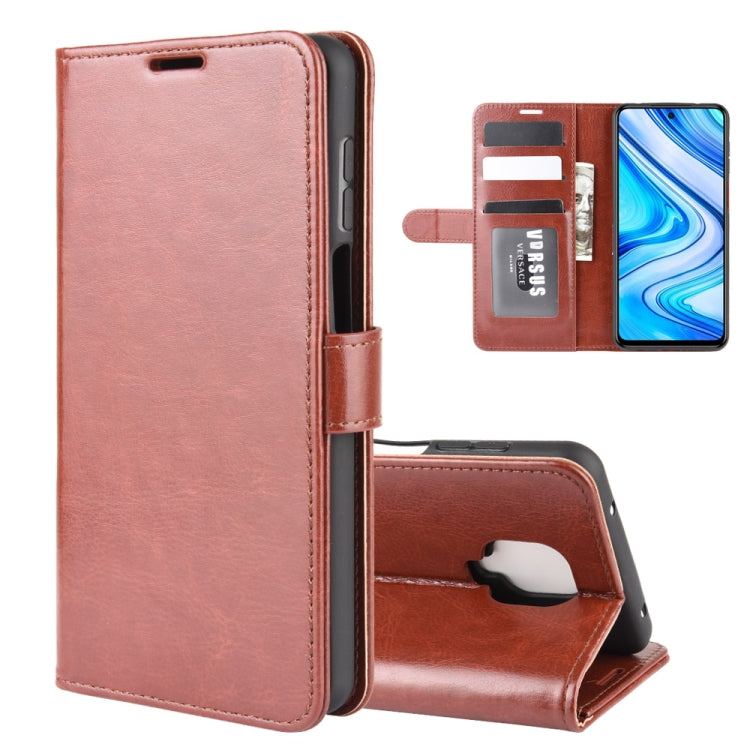 For Xiaomi Redmi Note 9 Pro R64 Texture Single Horizontal Flip Leather Case with Holder & Card Slots & Wallet & Photo Frame, For Xiaomi Redmi Note 9 Pro