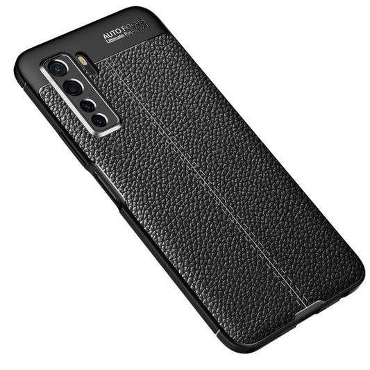 For Huawei Nova 7 SE Litchi Texture TPU Shockproof Case, For Huawei Nova 7 SE