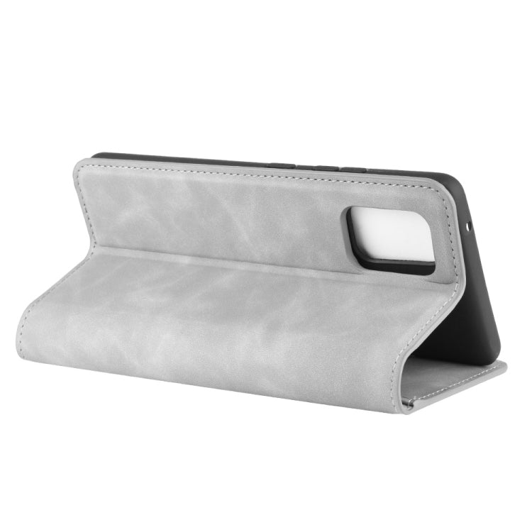 For Galaxy A71 5G Retro-skin Business Magnetic Suction Leather Case with Holder & Card Slots & Wallet, For Galaxy A71 5G