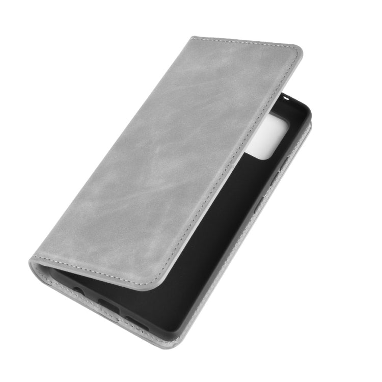 For Galaxy A71 5G Retro-skin Business Magnetic Suction Leather Case with Holder & Card Slots & Wallet, For Galaxy A71 5G