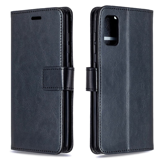 For Galaxy A41 Crazy Horse Texture Horizontal Flip Leather Case with Holder & Card Slots & Wallet & Photo Frame, For Galaxy A41