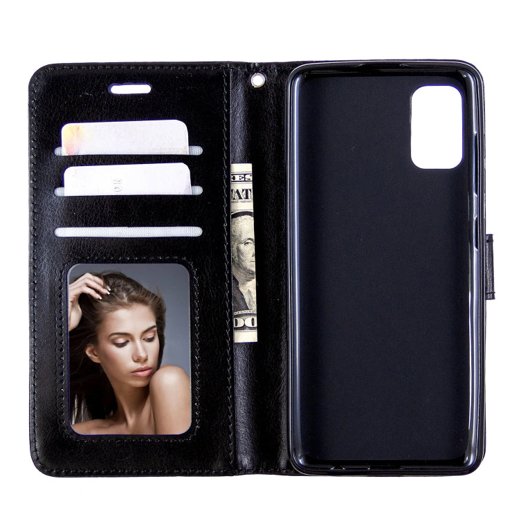 For Galaxy A41 Crazy Horse Texture Horizontal Flip Leather Case with Holder & Card Slots & Wallet & Photo Frame, For Galaxy A41