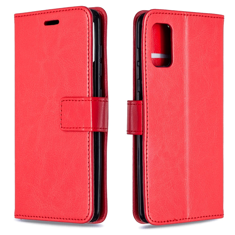 For Galaxy A41 Crazy Horse Texture Horizontal Flip Leather Case with Holder & Card Slots & Wallet & Photo Frame, For Galaxy A41