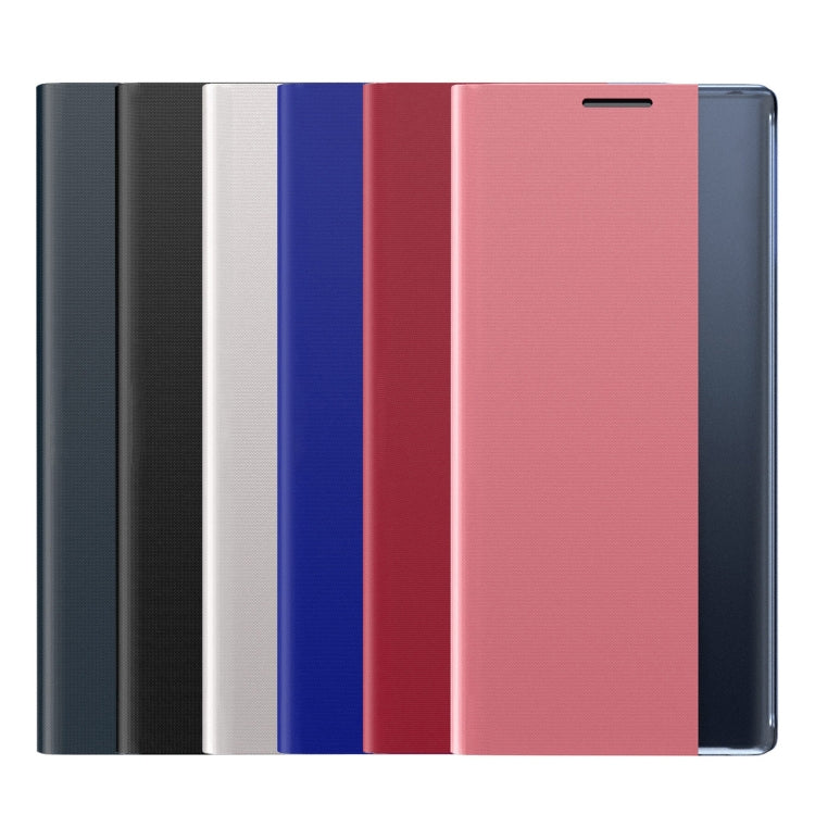 Plain Texture Cloth Attraction Flip Holder Leather Phone Case, For Galaxy Note 10, For Galaxy Note 10 Plus