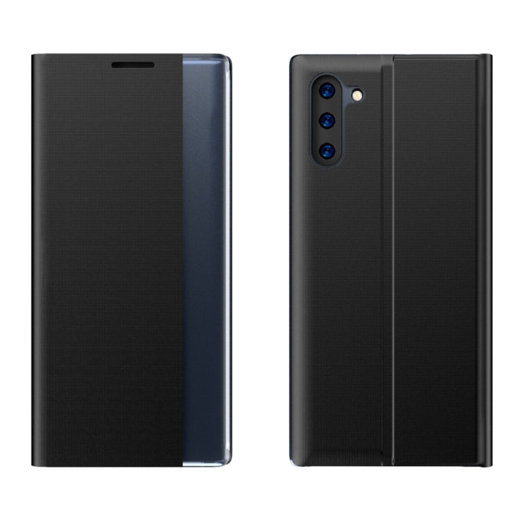 Plain Texture Cloth Attraction Flip Holder Leather Phone Case, For Galaxy Note 10, For Galaxy Note 10 Plus