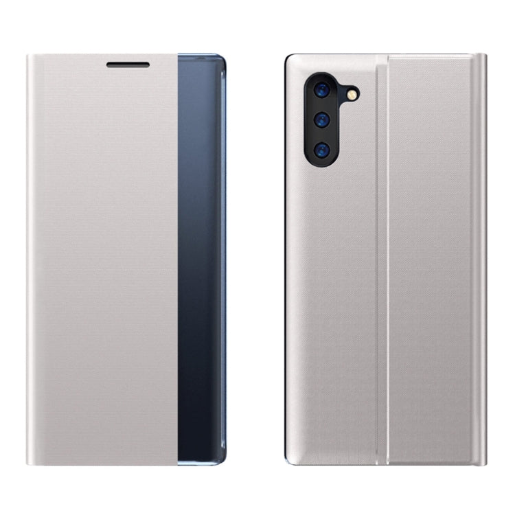 Plain Texture Cloth Attraction Flip Holder Leather Phone Case, For Galaxy Note 10, For Galaxy Note 10 Plus