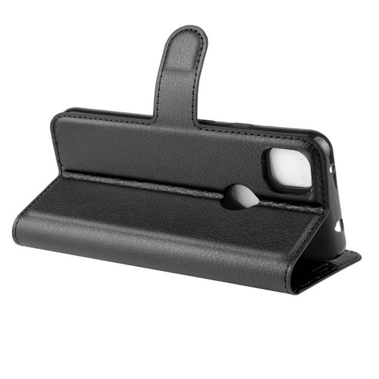 For Google Pixel 4a Litchi Texture Horizontal Flip Protective Case with Holder & Card Slots & Wallet, For Google Pixel 4a