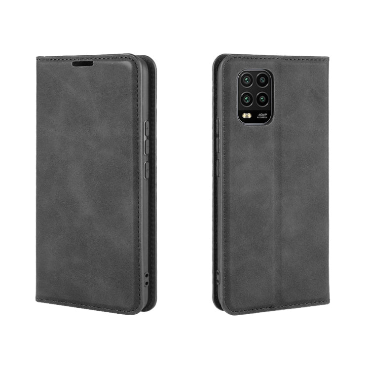 For Xiaomi Mi Note 10 Lite 5g Retro-skin Business Magnetic Suction Leather Case with Holder & Card Slots & Wallet, For Xiaomi Mi 10 Lite 5G