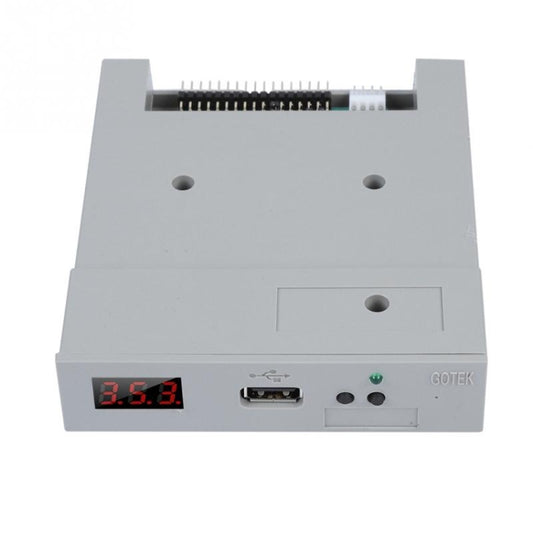 SFR1M44-U100 3.5inch 1.44MB USB SSD Floppy Drive Emulator Plug and Play, SFR1M44-U100K(Gray)