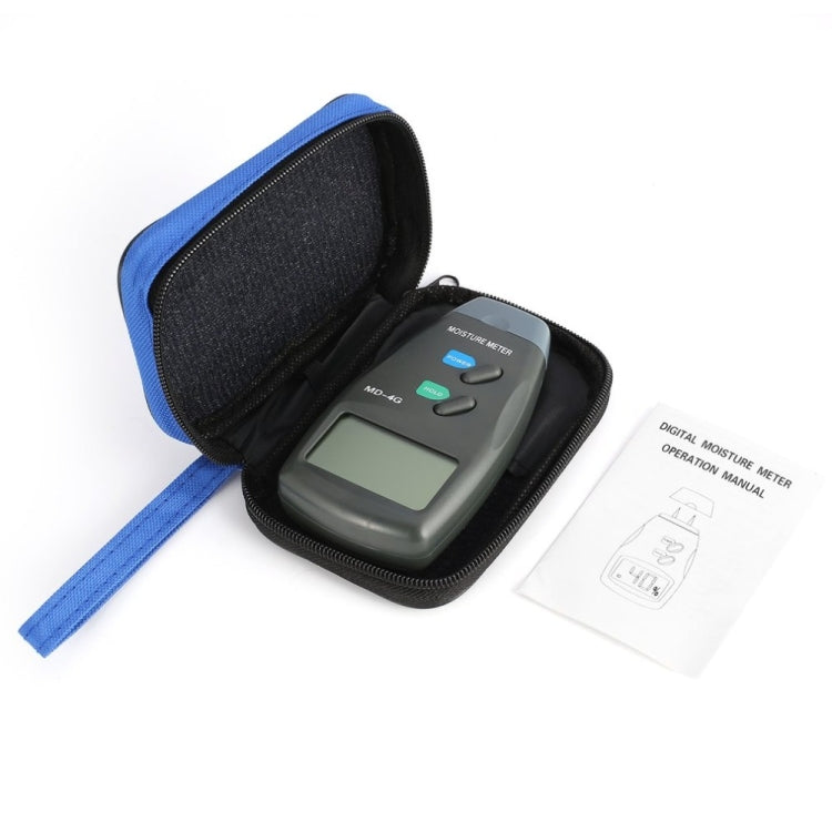 MD-4G 4 Pins Wood Moisture Meter Digital LCD Soil Grain Moisture Meters, MD-4G