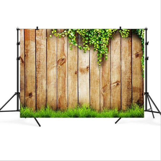 2.1m x 1.5m Flower Vine Vintage Wooden Board for Children Photographing Photography Background Cloth, Flower Vine