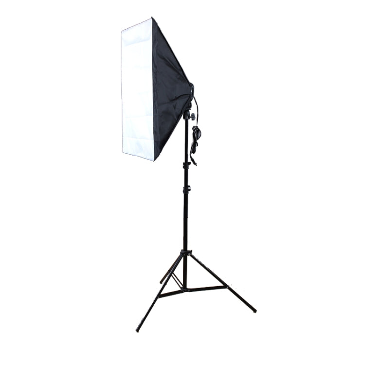 Photo Studio Softbox Kit (Four Socket Lamp Holder + 50 X 70CM Flash Lighting Softbox +2m Light Stand)