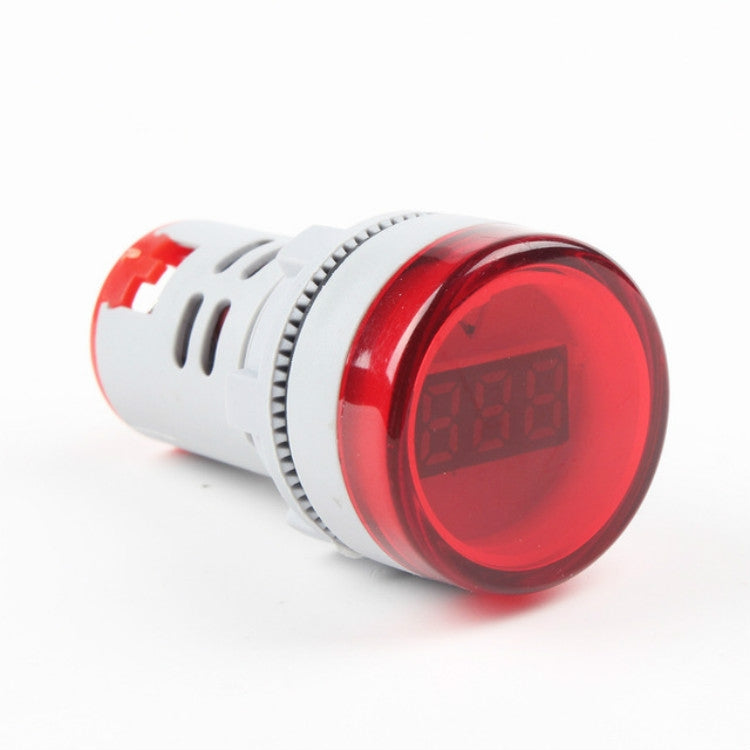 AD16-22DSV  Mini Digital Display 60-500V General Indicator AC Voltmeter, Open Hole: 22mm, 60-500V Blue, 60-500V White, 60-500V Red, 60-500V Green, 60-500V Yellow