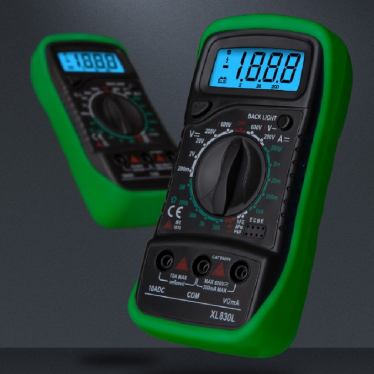 XL830L Portable Handheld Digital Multimeter Current and Voltage Test Meter