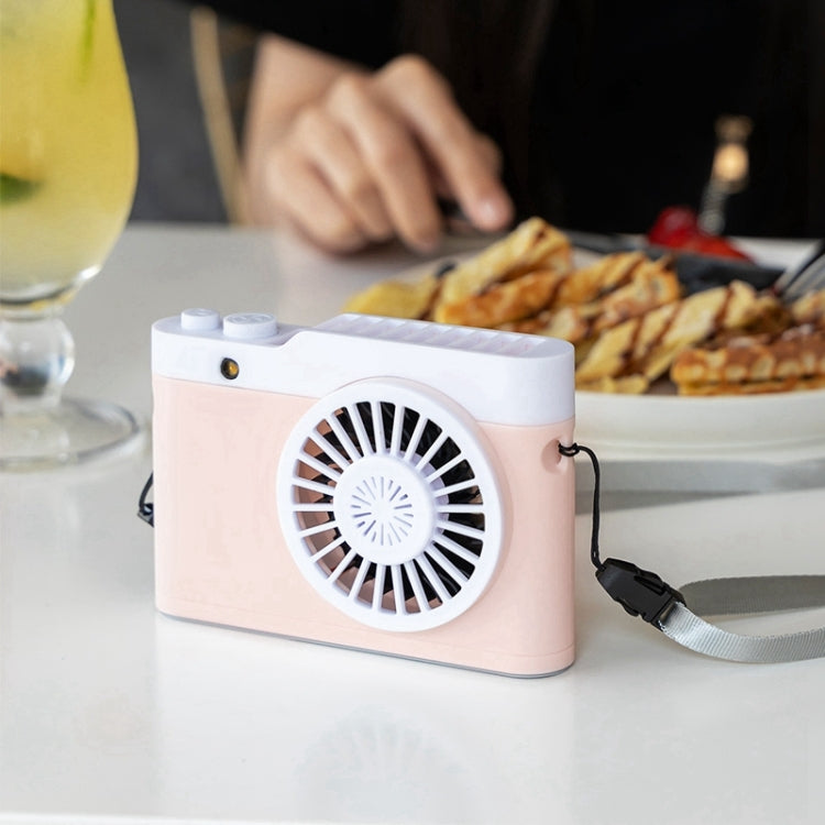 Portable Mini Usb Charging Camera Fan Hanging Neck Small Fan