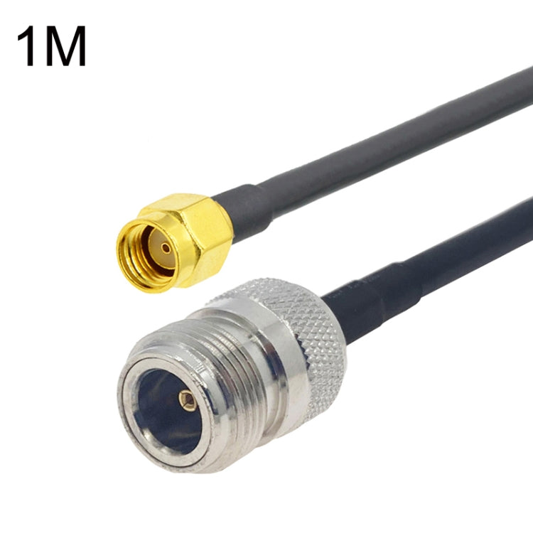 RP-SMA Male to N Female RG58 Coaxial Adapter Cable, RP-SMA Male to N Female 0.5m, RP-SMA Male to N Female 1m, RP-SMA Male to N Female 1.5m, RP-SMA Male to N Female 3m, RP-SMA Male to N Female 5m, RP-SMA Male to N Female 10m