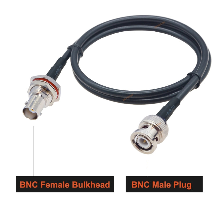BNC Female With Waterproof Circle To BNC Male RG58 Coaxial Adapter Cable, BNC Female With Waterproof Circle To BNC Male 0.5m, BNC Female With Waterproof Circle To BNC Male 1m, BNC Female With Waterproof Circle To BNC Male 1.5m                          ...