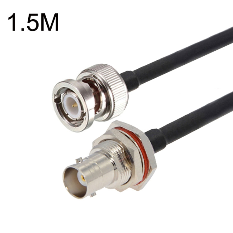 BNC Female With Waterproof Circle To BNC Male RG58 Coaxial Adapter Cable, BNC Female With Waterproof Circle To BNC Male 0.5m, BNC Female With Waterproof Circle To BNC Male 1m, BNC Female With Waterproof Circle To BNC Male 1.5m                          ...