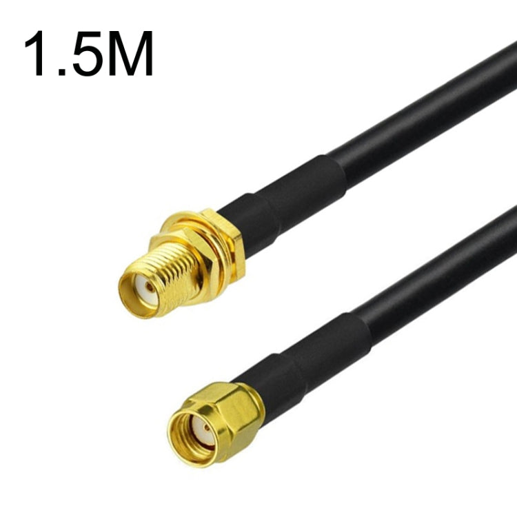 SMA Female To RP-SMA Male RG58 Coaxial Adapter Cable, SMA Female To RP-SMA Male 0.5m, SMA Female To RP-SMA Male 1m, SMA Female To RP-SMA Male 1.5m, SMA Female To RP-SMA Male 3m, SMA Female To RP-SMA Male 5m, SMA Female To RP-SMA Male 10m