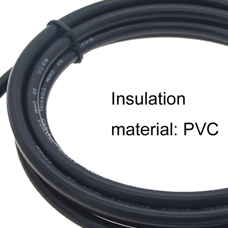 SMA Male To SMA Female RG58 Coaxial Adapter Cable, SMA Male To SMA Female 0.5m, SMA Male To SMA Female 1m, SMA Male To SMA Female 1.5m, SMA Male To SMA Female 3m, SMA Male To SMA Female 5m, SMA Male To SMA Female 10m