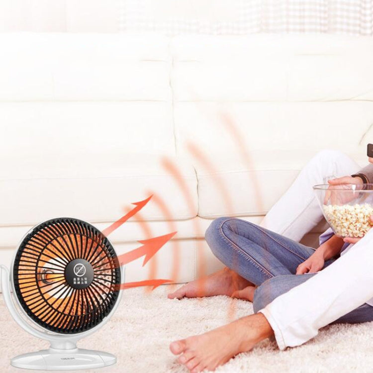 Small Sun Mini Home Office Heater 6 inch Electric Heater National Standard Plug, with 3m Extension Cable