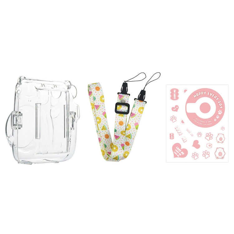 For Fujifilm Instax Mini 11  5sets Storage Case + Shoulder Strap + Sticker 3 In 1 Set, 3 In 1 Set(Set 2), 3 In 1 Set(Set 3), 3 In 1 Set(Set 4), 3 In 1 Set(Set 5), 3 In 1 Set(Set 6), 3 In 1 Set(Set 7), 3 In 1 Set(Set 8)