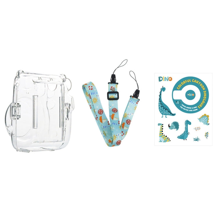 For Fujifilm Instax Mini 11  5sets Storage Case + Shoulder Strap + Sticker 3 In 1 Set, 3 In 1 Set(Set 2), 3 In 1 Set(Set 3), 3 In 1 Set(Set 4), 3 In 1 Set(Set 5), 3 In 1 Set(Set 6), 3 In 1 Set(Set 7), 3 In 1 Set(Set 8)
