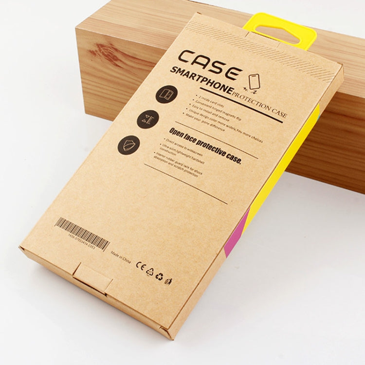 50 PCS Kraft Paper Phone Case Leather Case Packaging Box, L 5.8-6.7 Inch, S 4.7 Inch