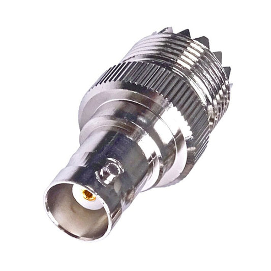 BNC Female Jack To UHF PL-259 Female Straight Type RF Coax Adapter Connector, BNC Female To UHF Female