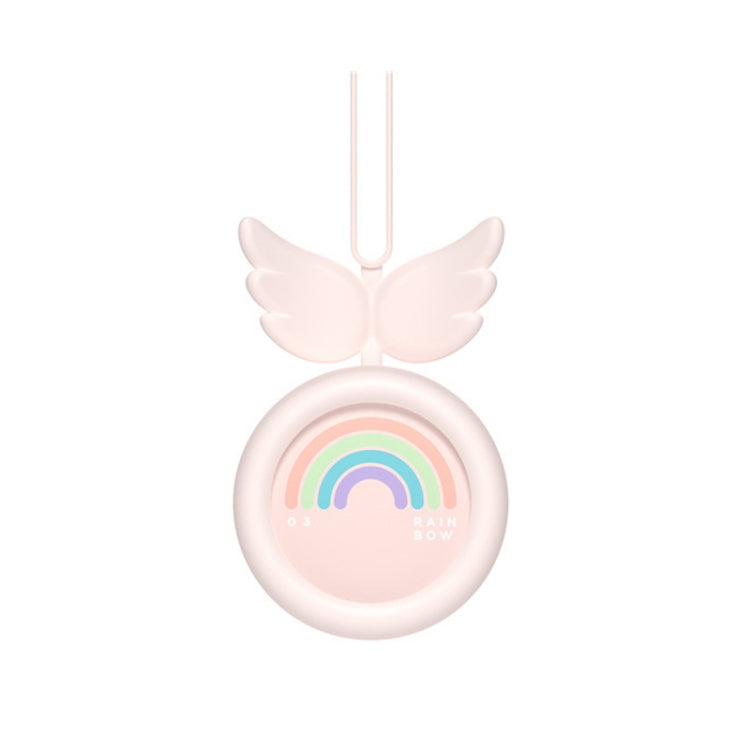 USB Charging Fan Brushless Hanging Neck Mini Sling Lazy Fan, Angel Pink, Angel Blue, Angel White