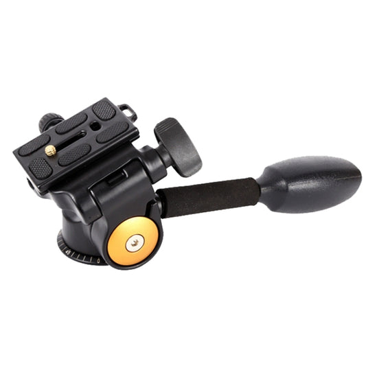 Q08 Three-Dimensional Damping 360 Degree Panorama Scale Leveling Metal Tripod Heads, Q08