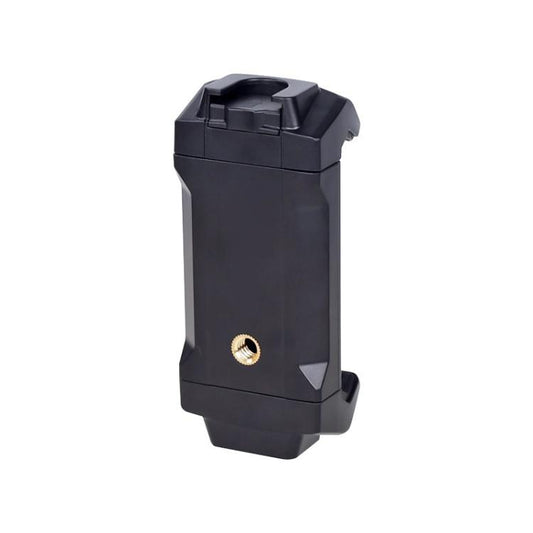 Live Broadcast Tripod Mount Phone Clamp with 1/4 inch Screw Holes & Cold Shoe Base, Phone Clamp