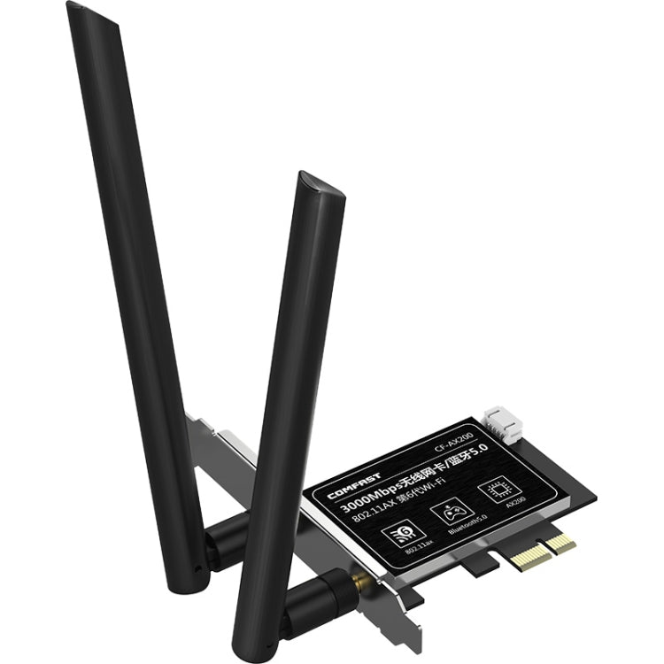 COMFAST Gaming Game 3000Mbps Gigabit Dual-Frequency Wireless Desktop Computer PCIE Wireless Network Card, AX200, AX200 PRO