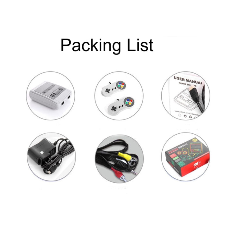 SFC620 Mini 8-Bit TV Game Console Built-In 620 Games, Supports AV Output, SFC620(US Plug), SFC620(EU Plug)